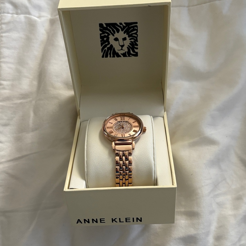 Anne Klein Pink-Toned Timepiece